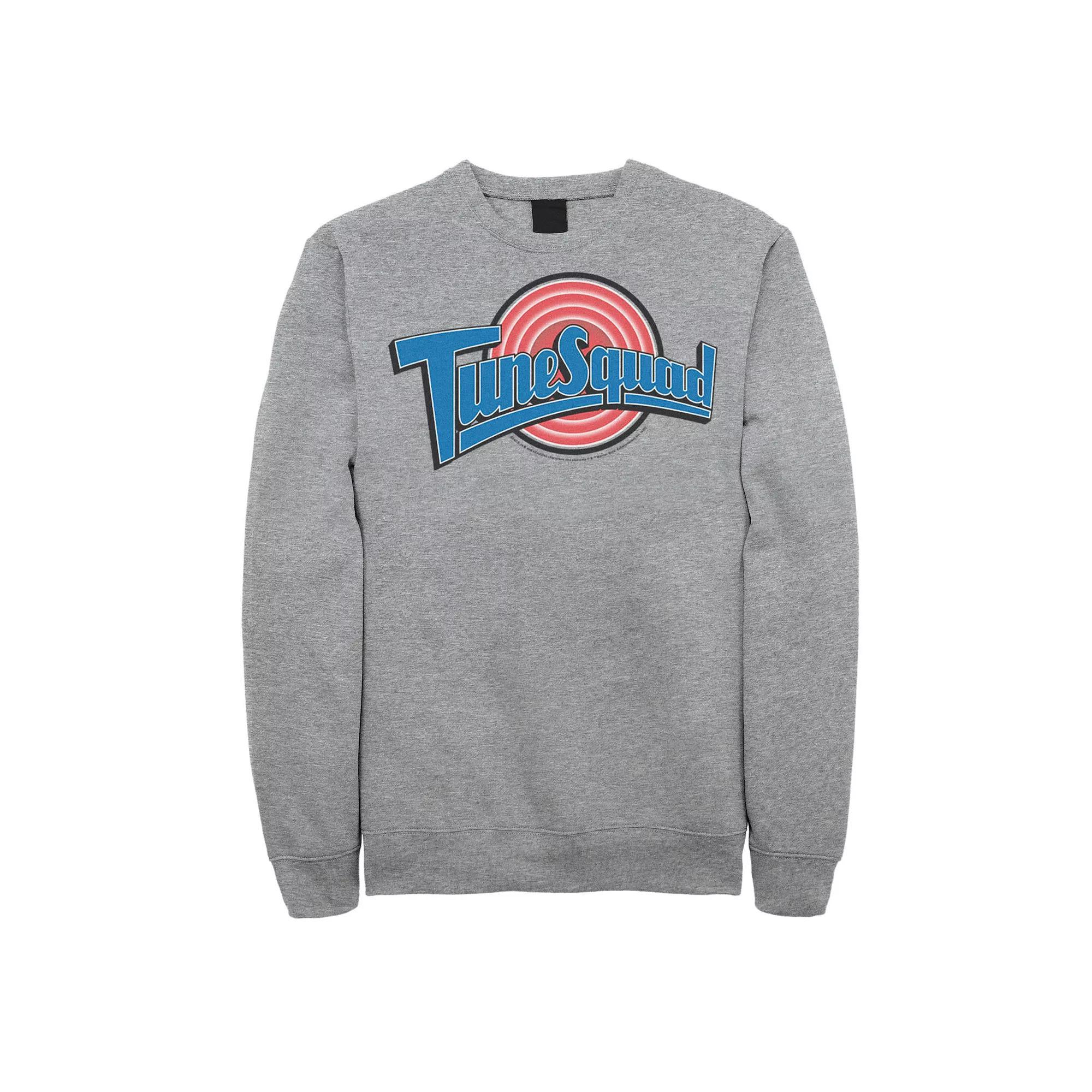 Men's Looney Tunes Space Jam Tune Squad Logo Sweatshirt, Size: XXL, Athletic Grey Product Image