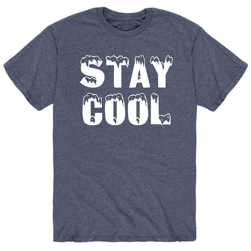 Men's Stay Cool Graphic Tee, Size: Large, Blue Product Image