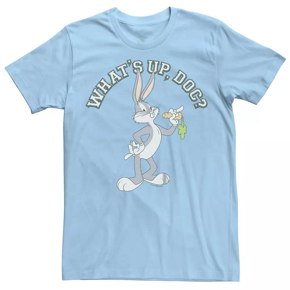 Men's Looney Tunes Bugs Bunny What's Up, Doc? Graphic Tee, Size: Small, Light Blue Product Image