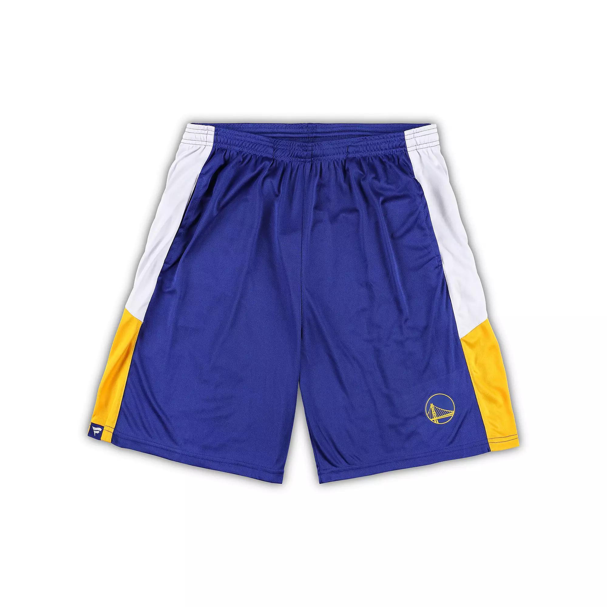 Men's Fanatics Branded Royal Golden State Warriors Big & Tall Champion Rush Practice Shorts, Size: 3XLT, Blue Product Image