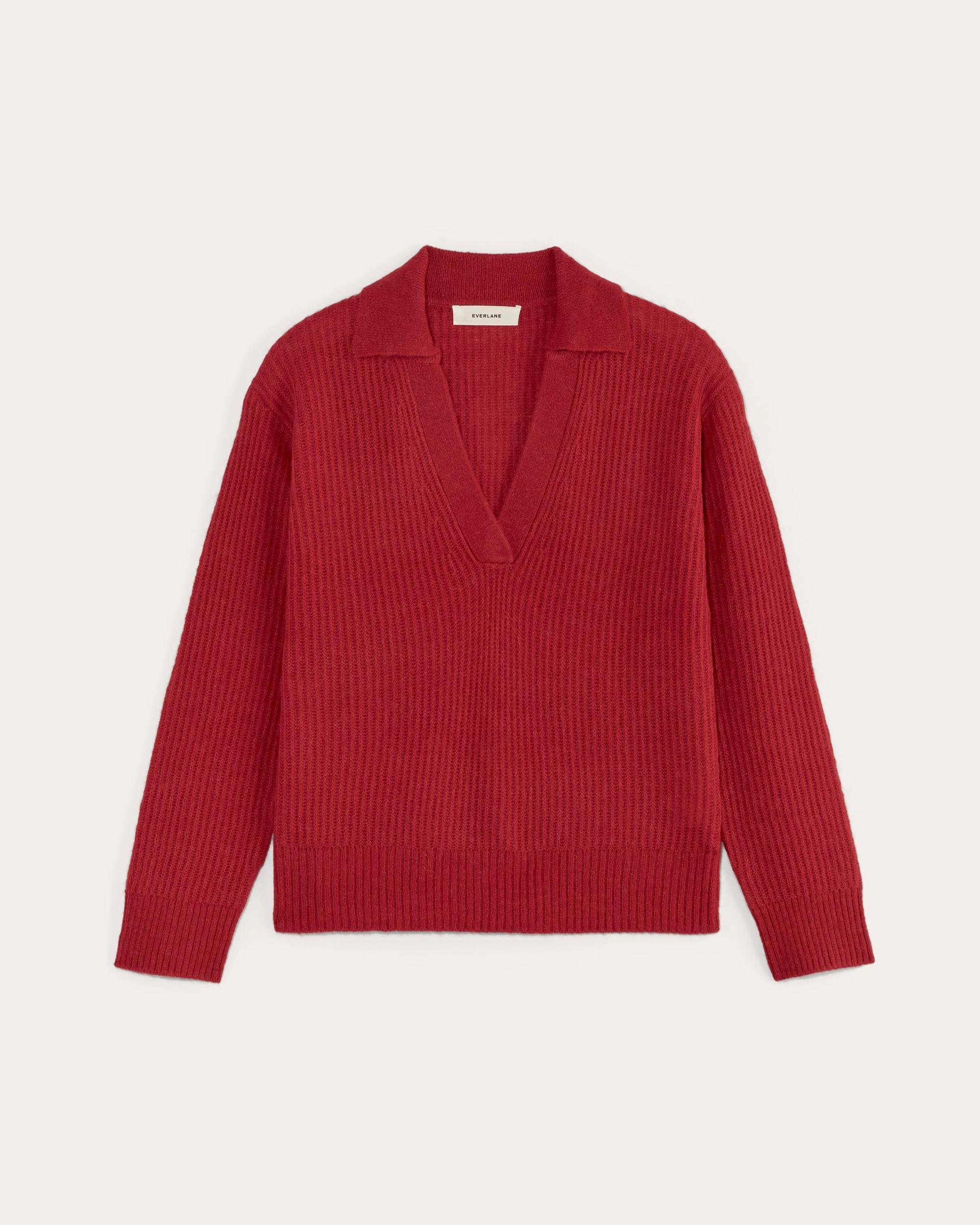 The Oversized Polo in Alpaca Product Image