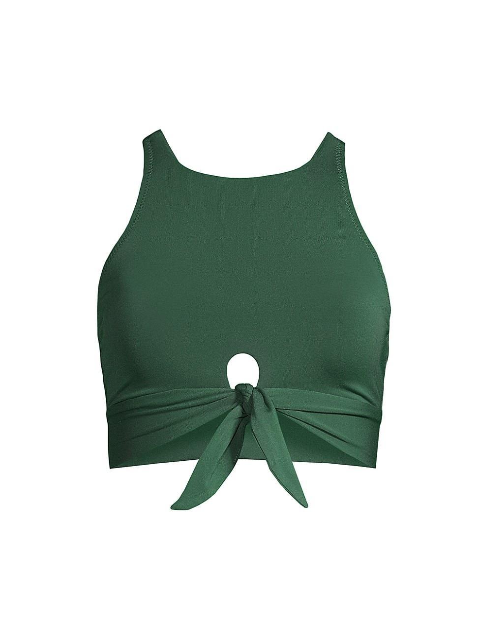 Womens Ava Tie-Front Bikini Top Product Image