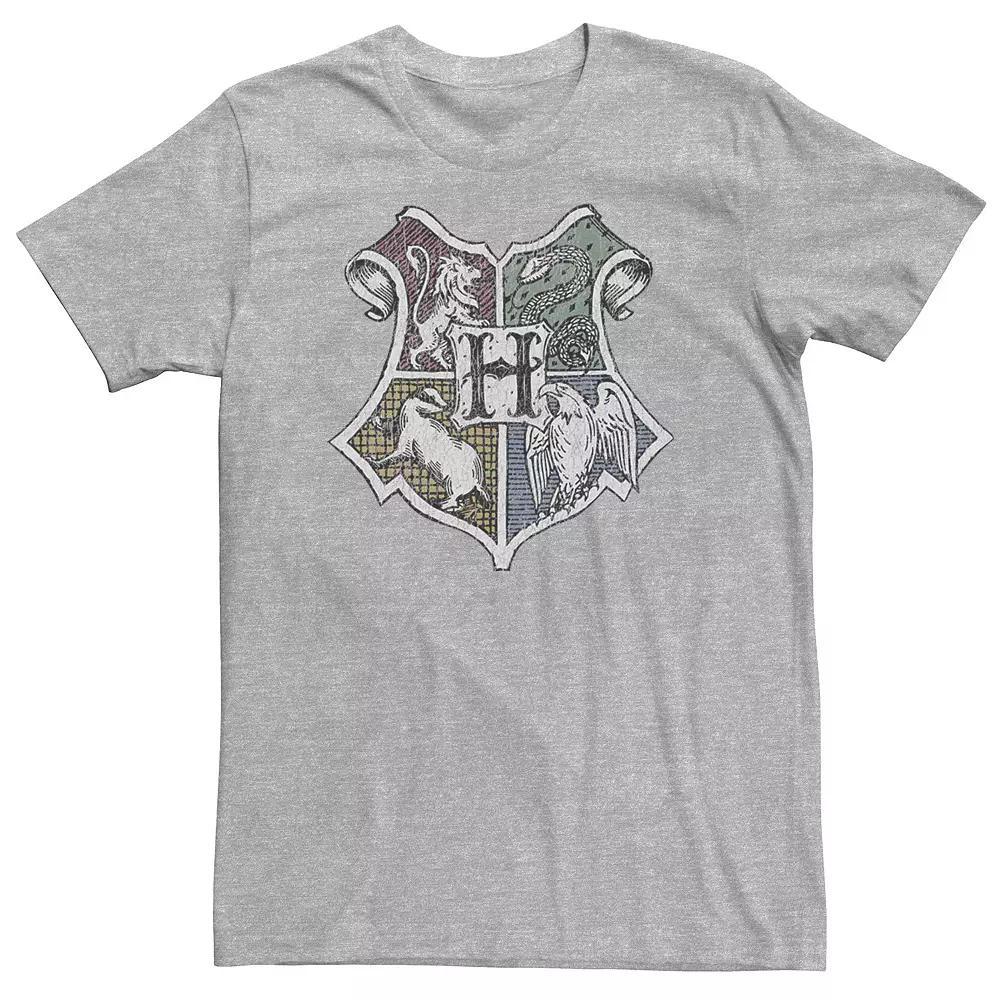 Big & Tall Harry Potter Hand Drawn Crest Tee, Men's,  Product Image