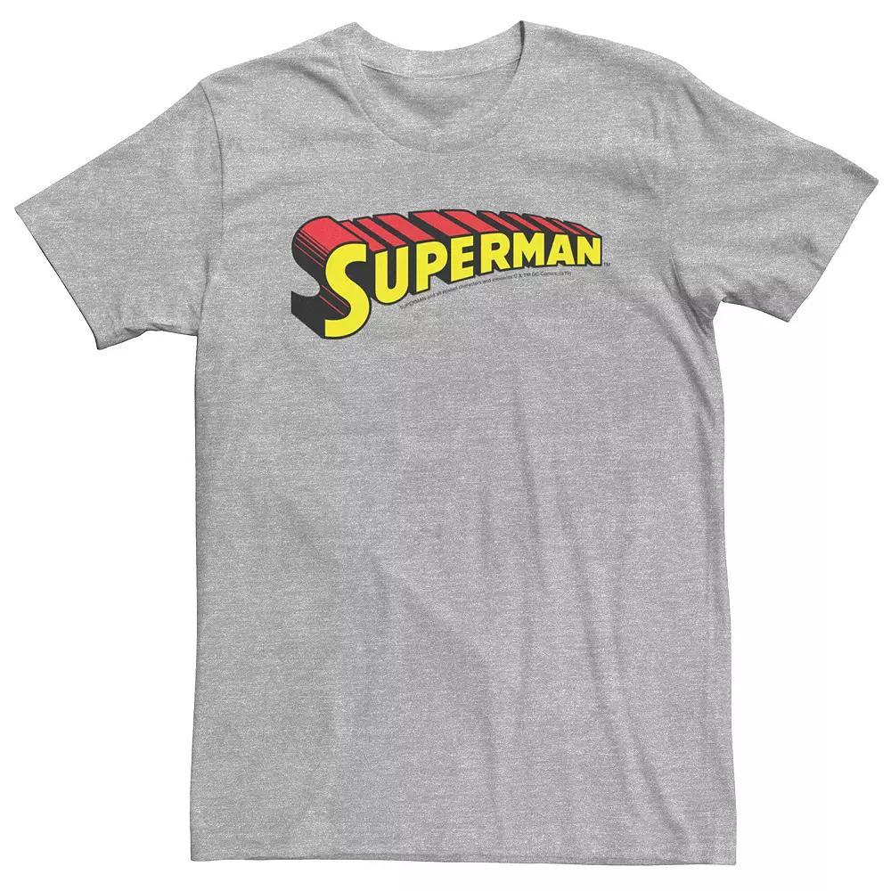 Big & Tall DC Comics Superman Bold Text Logo Tee, Men's,  Product Image