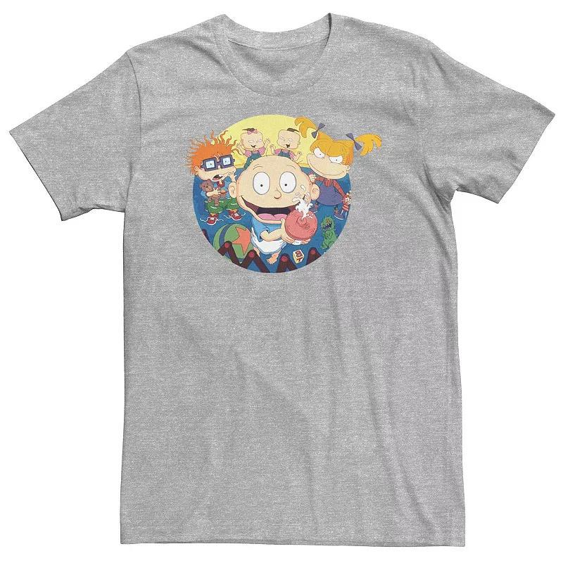 Big & Tall Nickelodeon Rug Rats Show Intro Tee, Men's, Size: Large Tall, Athletic Grey Product Image