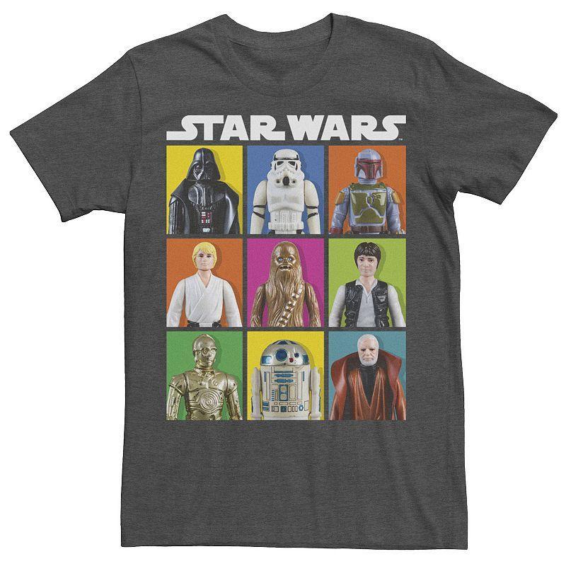 Men's Star Wars Group Shot Toy Box Panels Tee, Size: Large, Black Product Image