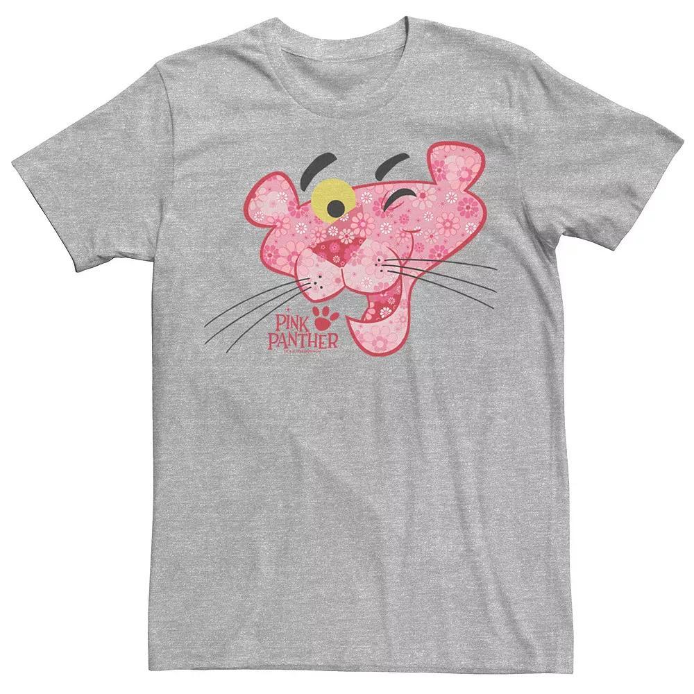 Men's The Pink Panther Floral Fill Big Face Tee,  Product Image