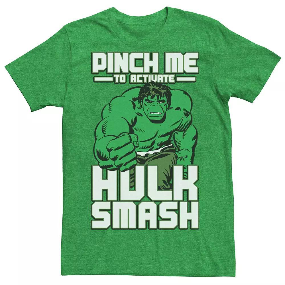 Men's Marvel Hulk Smash Pinch St. Patricks Tee,  Product Image