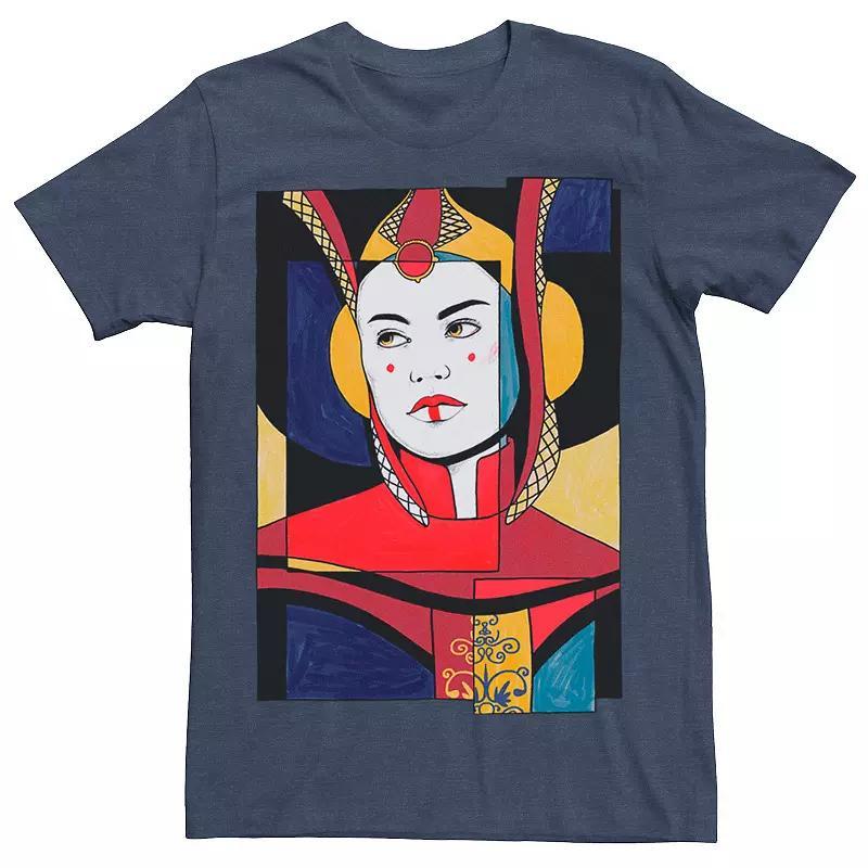 Men's Star Wars Padme Artsy Sketch Poster Tee, Size: XL, Navy Grey Product Image