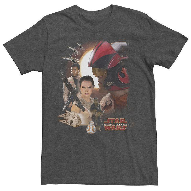 Men's Star Wars Force Awakens New Alliances Tee, Size: Medium, Grey Heather Product Image