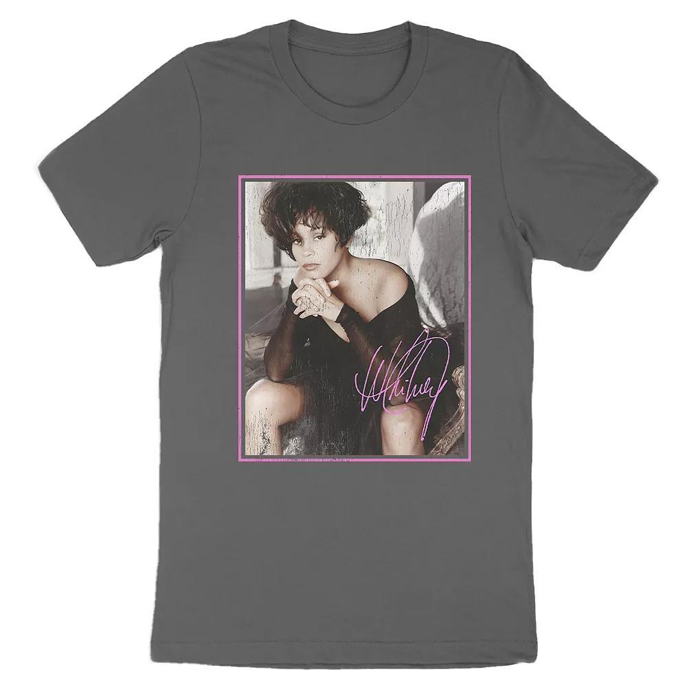 Men's Whitney Houston Tee, Size: Medium, Grey Product Image