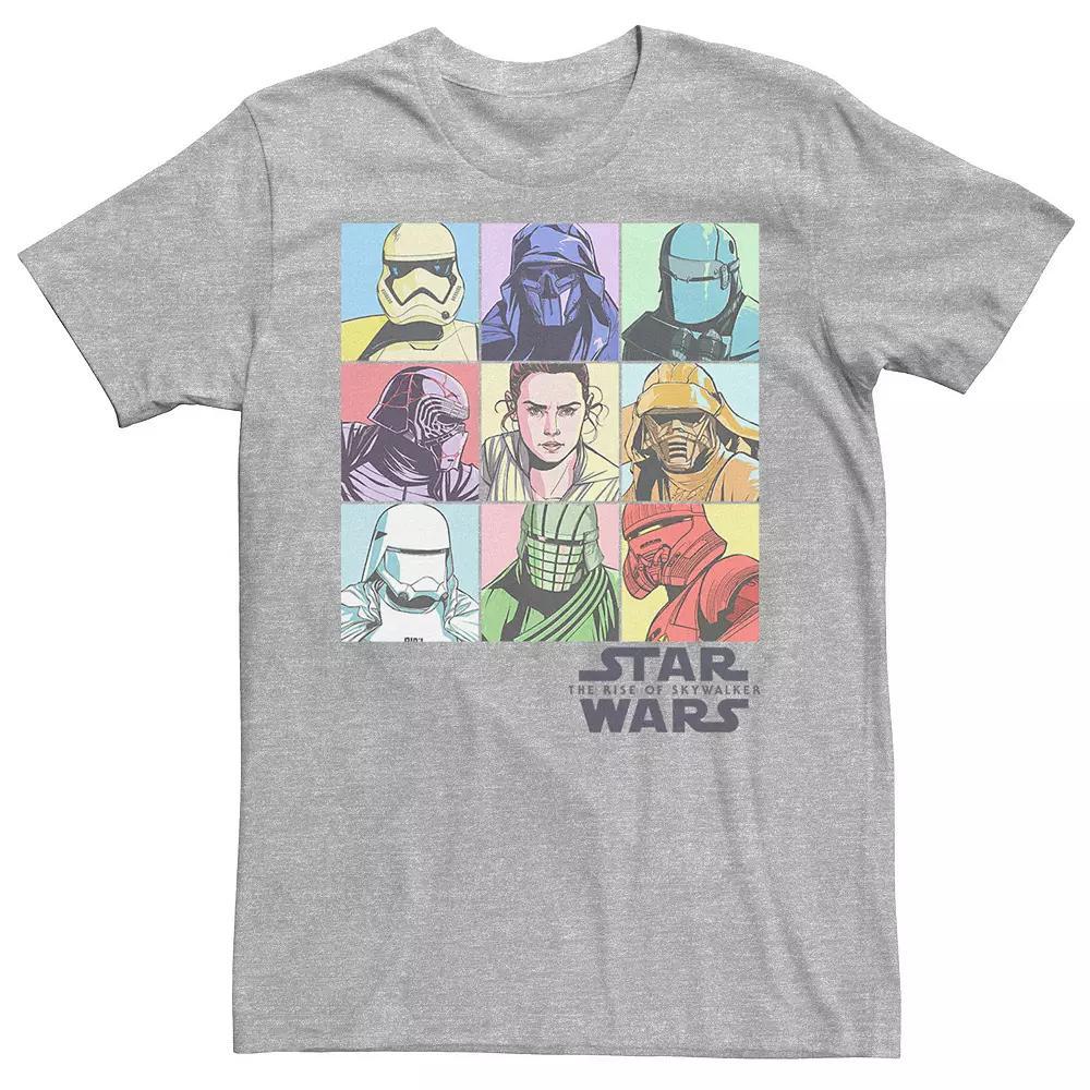 Men's Star Wars The Rise of Skywalker Pastel Character Bingo Graphic Tee, Size: XL, Natural Product Image