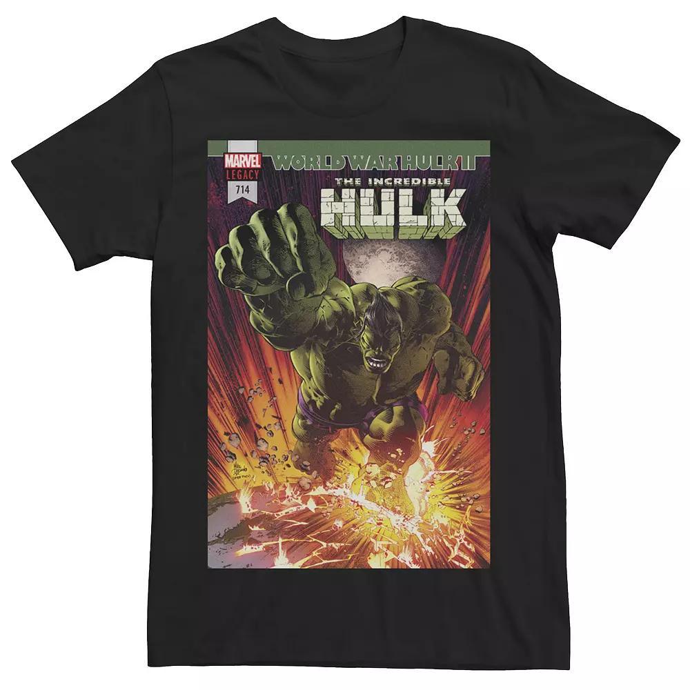 Men's Marvel The Incredible Hulk World War Hulk II Comic Cover Tee,  Product Image