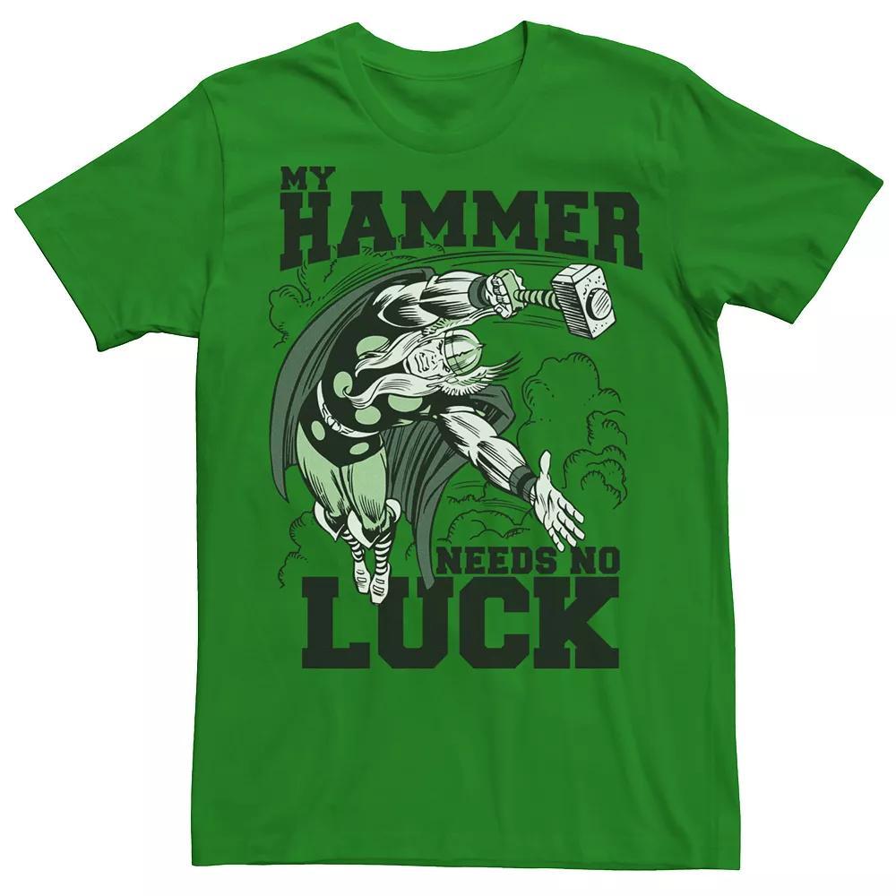 Men's Marvel Thor Lucky Hammer St. Patricks Tee,  Product Image