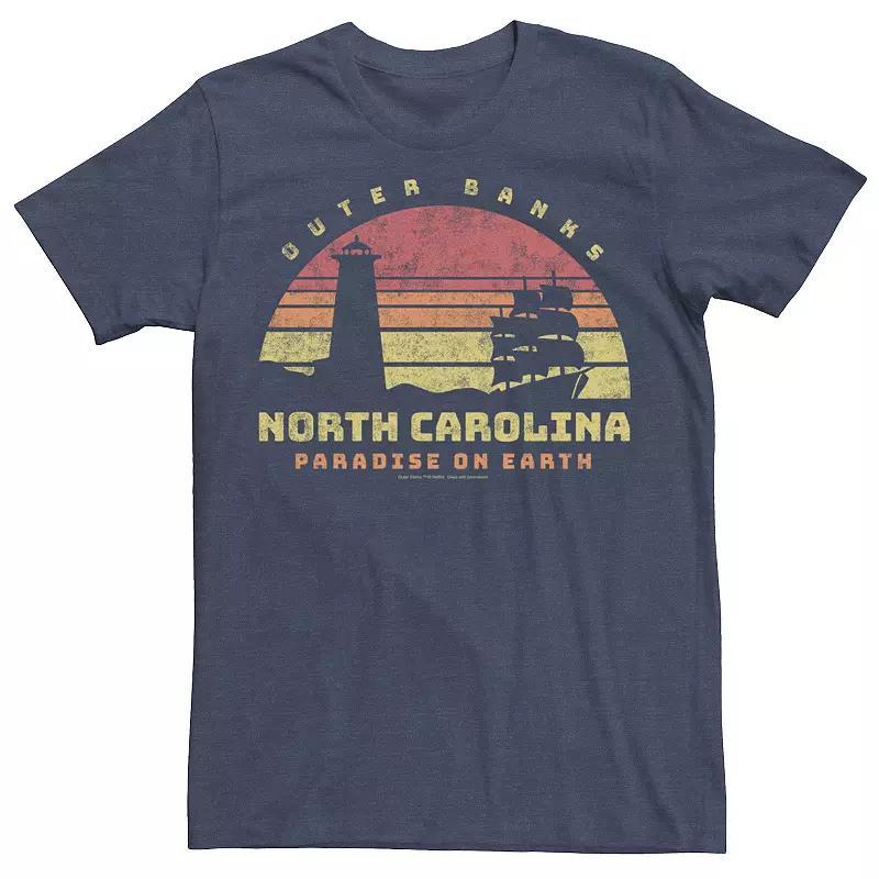 Men's Outer Banks Paradise On Earth Sunset Colors Tee,  Product Image