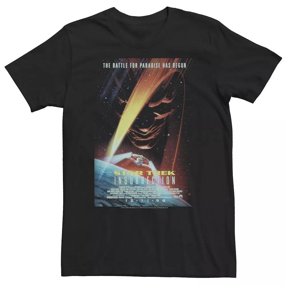 Big & Tall Star Trek Insurrection Collage Movie Poster Tee, Mens Product Image