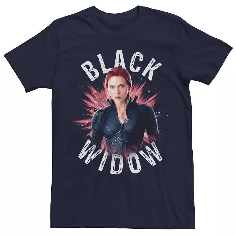 Men's Avengers Black Widow Burst Tee,  Product Image