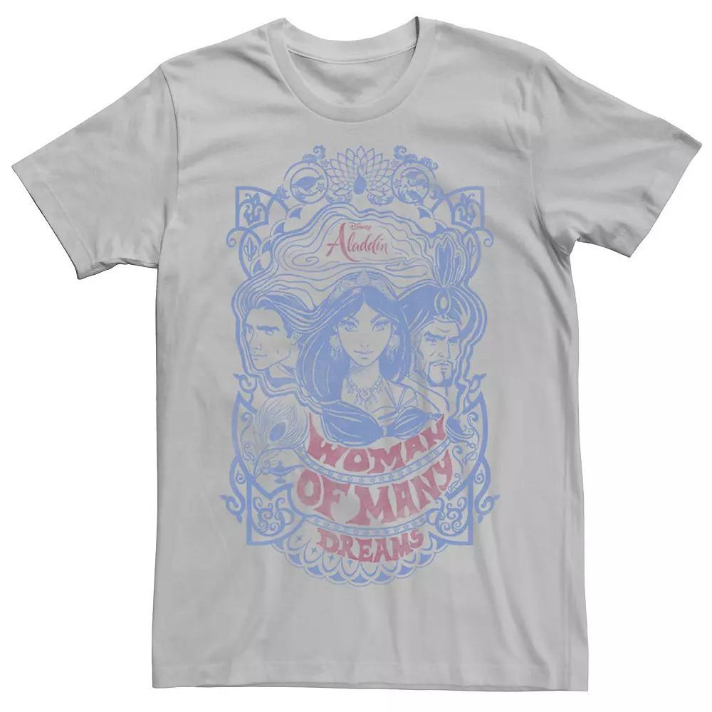 Men's Disney's Aladdin Live Action Trio Line Art Sketch Tee,  Product Image