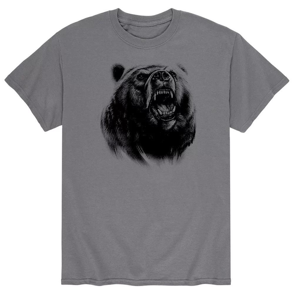 Men's Stippled Grizzly Graphic Tee,  Product Image