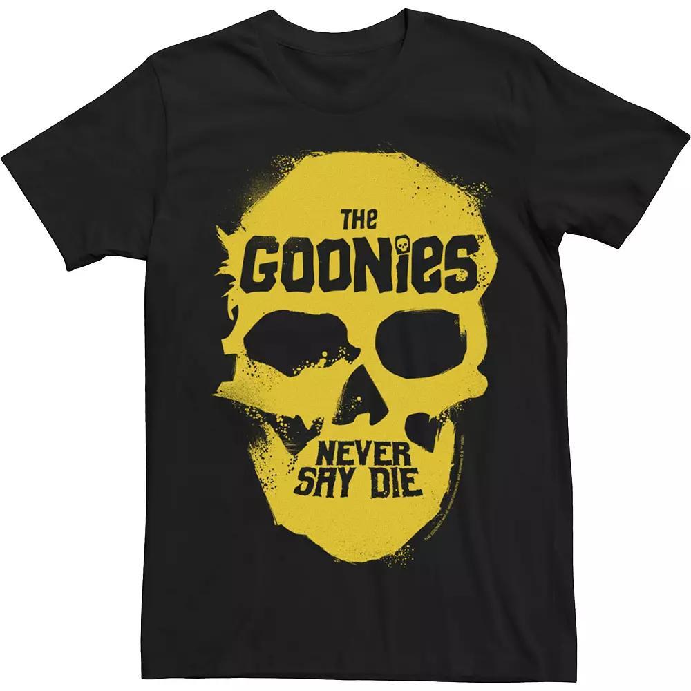 Men's Goonies Never Say Die Skull Movie Quote Tee,  Product Image