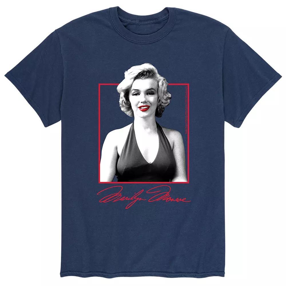 Men's Marilyn Monroe Black And White Tee,  Product Image