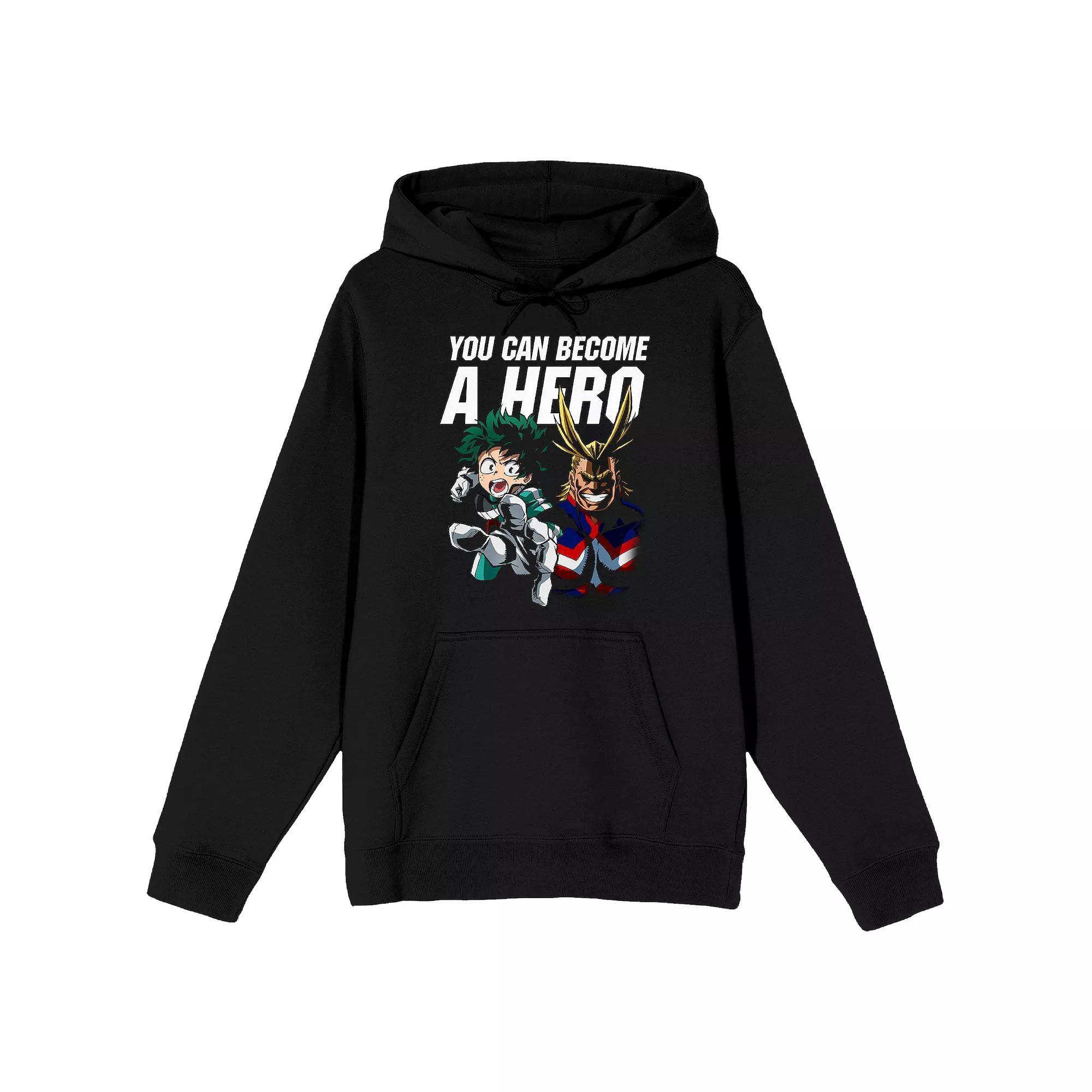 Men's My Hero Academia Hoodie, Size: Medium, Black Product Image