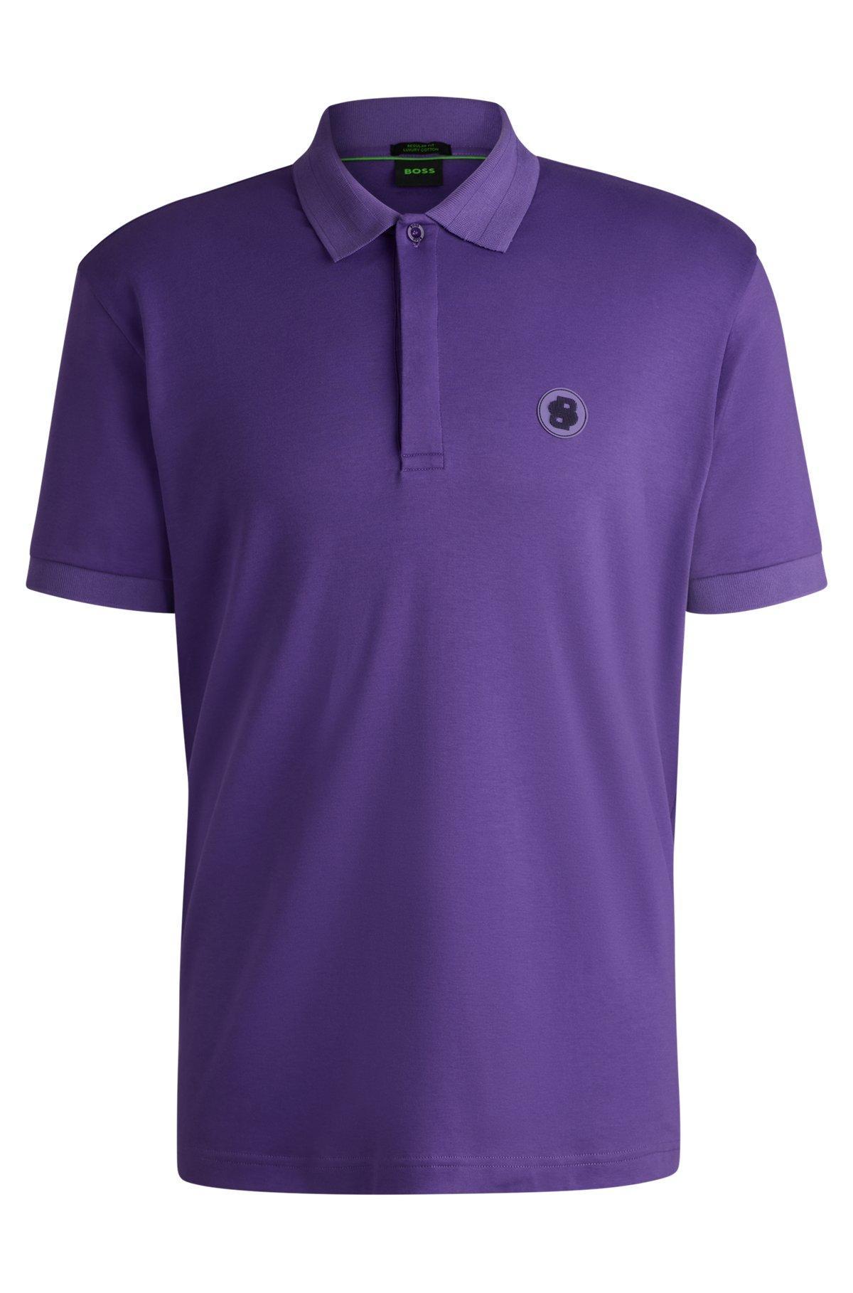 Paddy polo shirt in cooling cotton Product Image
