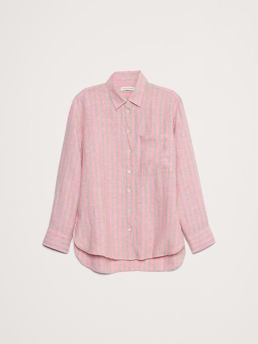 The Oversized Linen Shirt Product Image