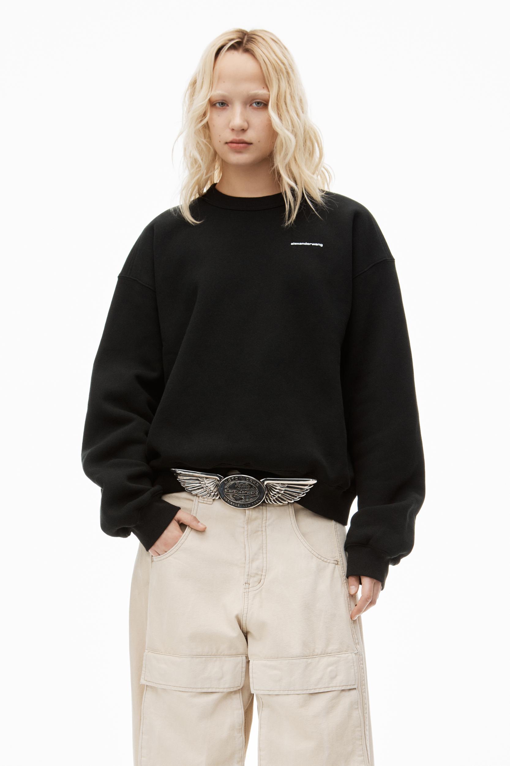 Unisex Crewneck Sweatshirt In Dense Fleece Product Image
