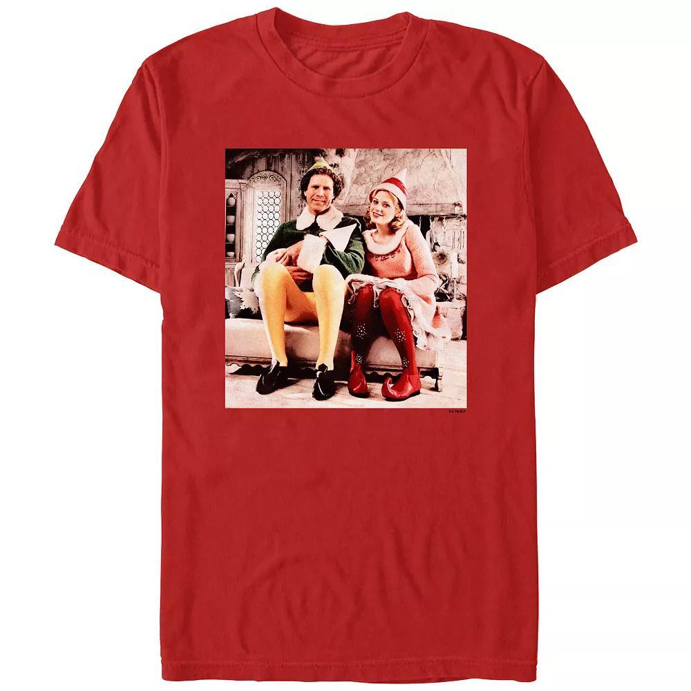Men's Elf Buddy And Jovie Portrait Graphic Tee,  Product Image