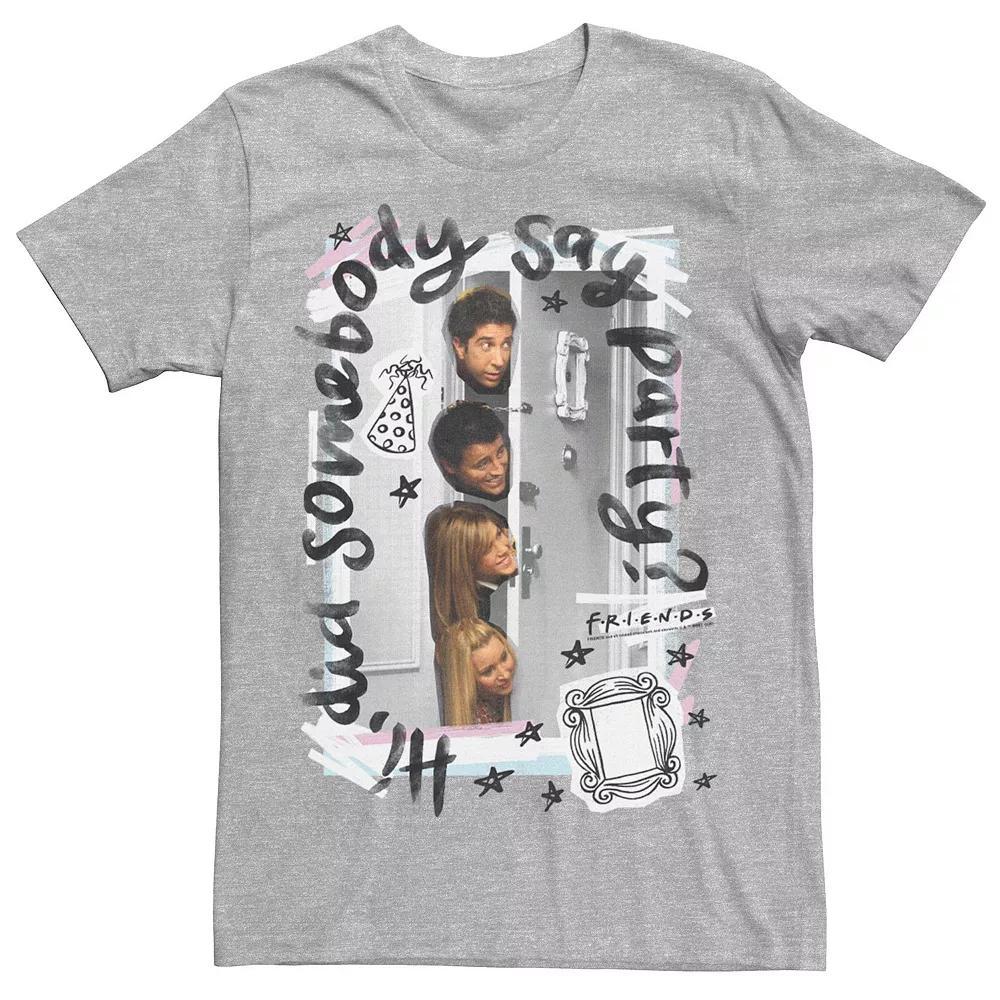 Men's Friends Hi Did Somebody Say Party Group Shot Tee,  Product Image