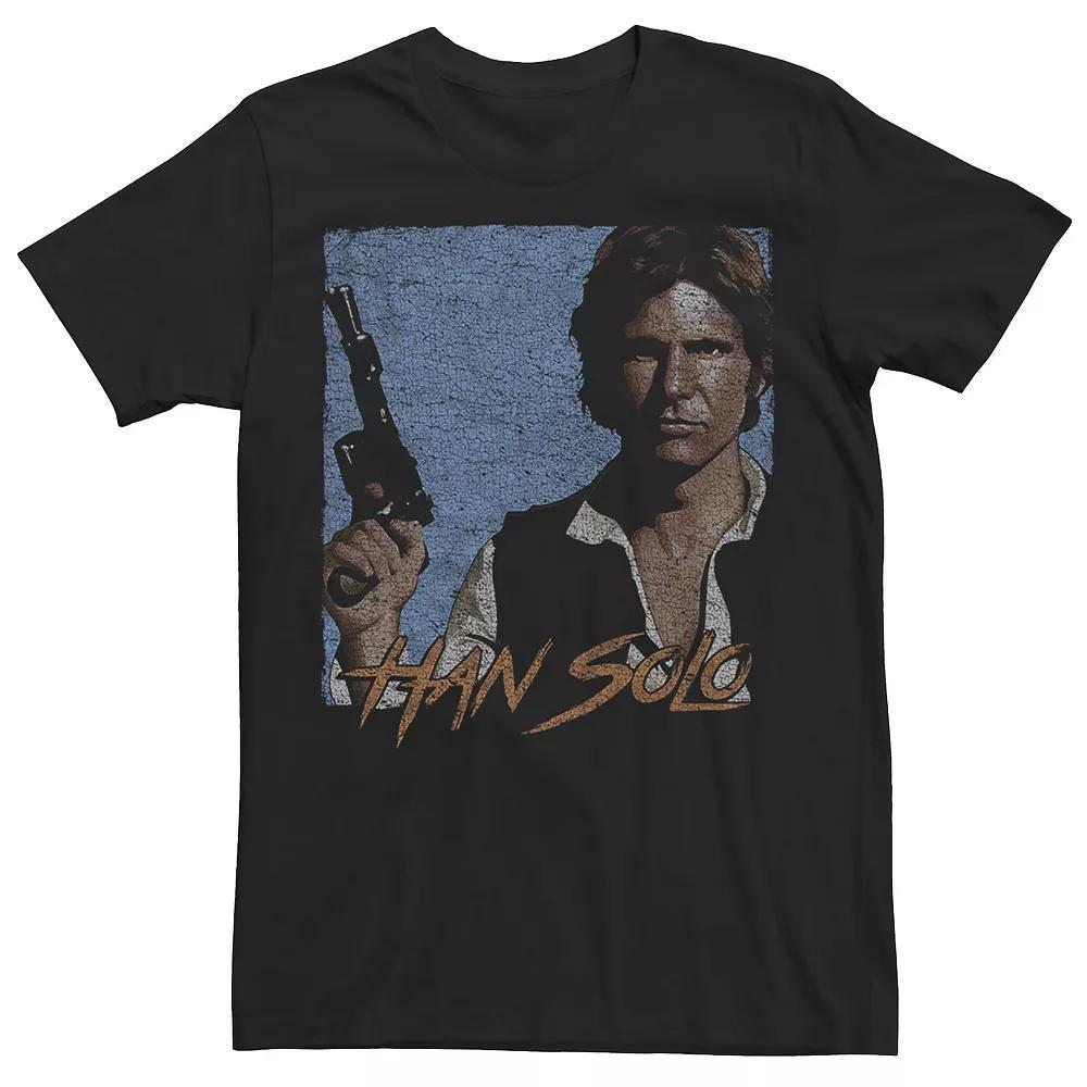 Men's Star Wars Han Solo Blaster Portrait Graphic Tee,  Product Image