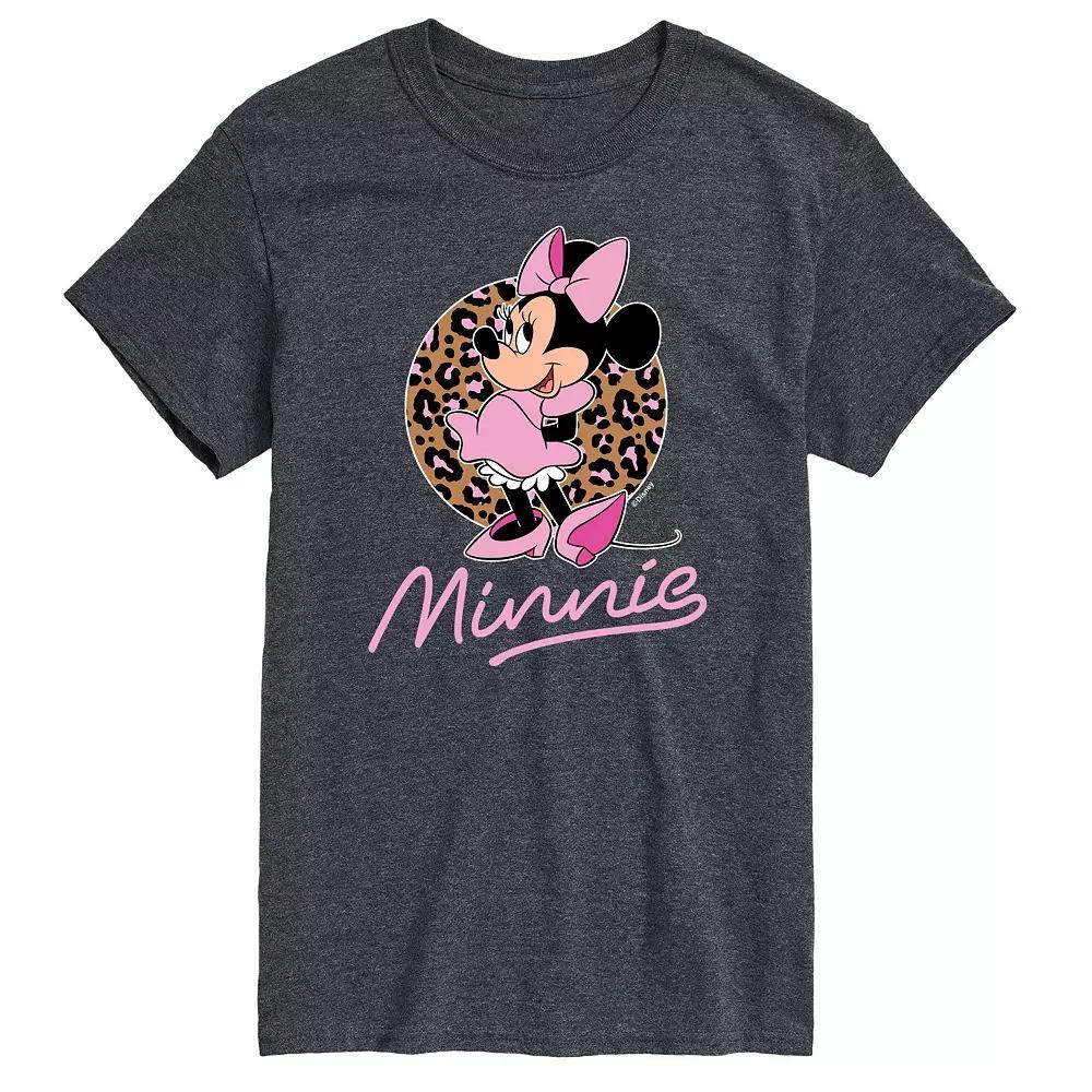 Disney's Minnie Mouse Big & Tall Leopard Graphic Tee, Men's,  Product Image