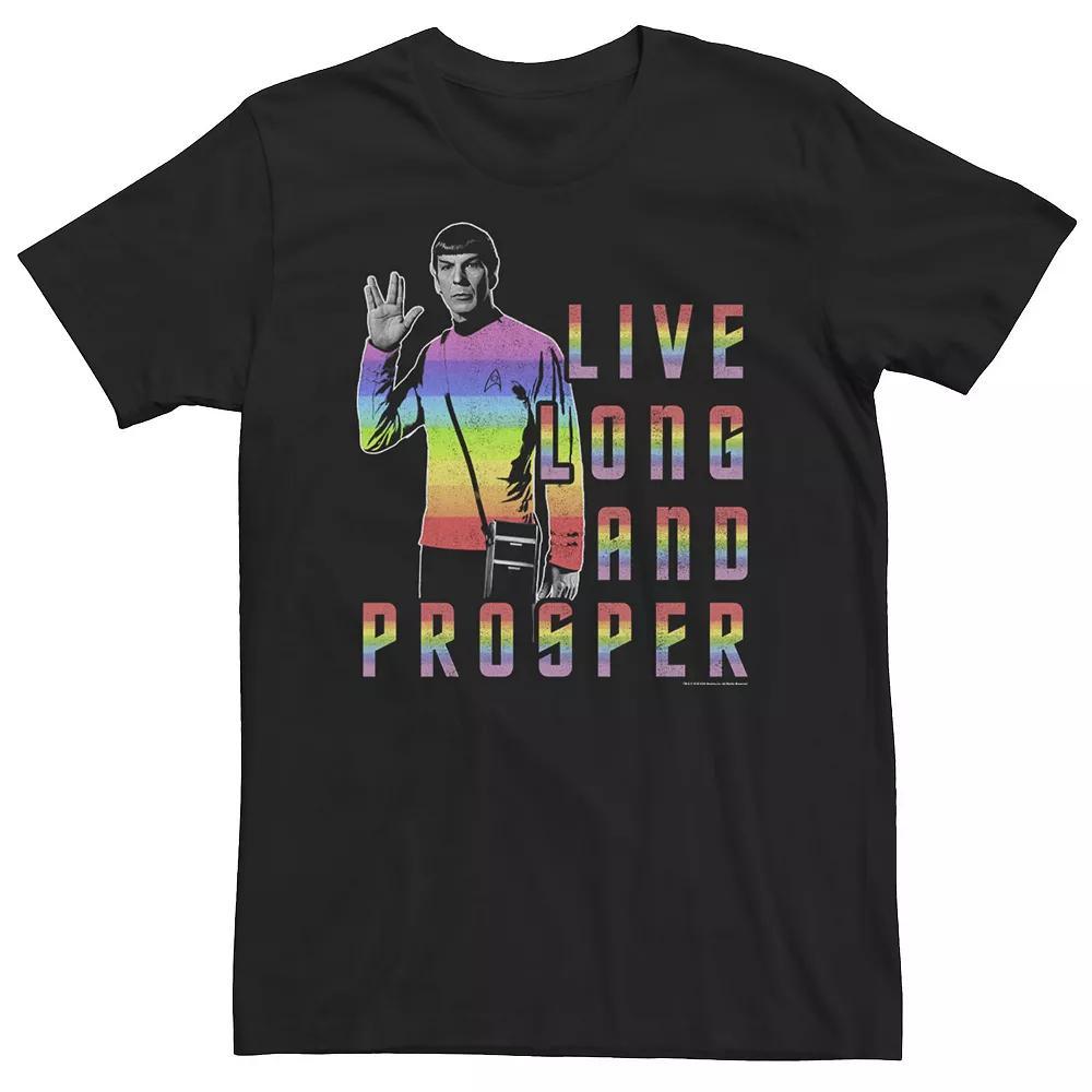 Big & Tall Star Trek: The Original Series "Live Long And Prosper" Spock Tee, Men's,  Product Image