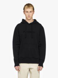 LOGO EMBROIDERY HOODIE in black | JW Anderson US  Product Image