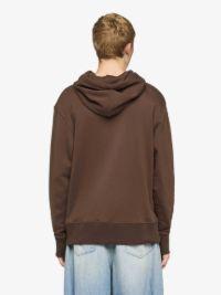 HOODIE WITH ANCHOR EMBROIDERY in brown | JW Anderson US  Product Image