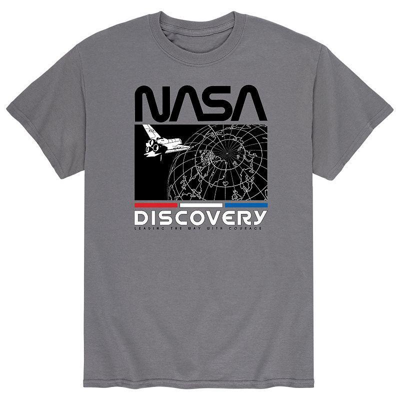 Men's NASA Discovery Tee, Size: Large, Gray Product Image