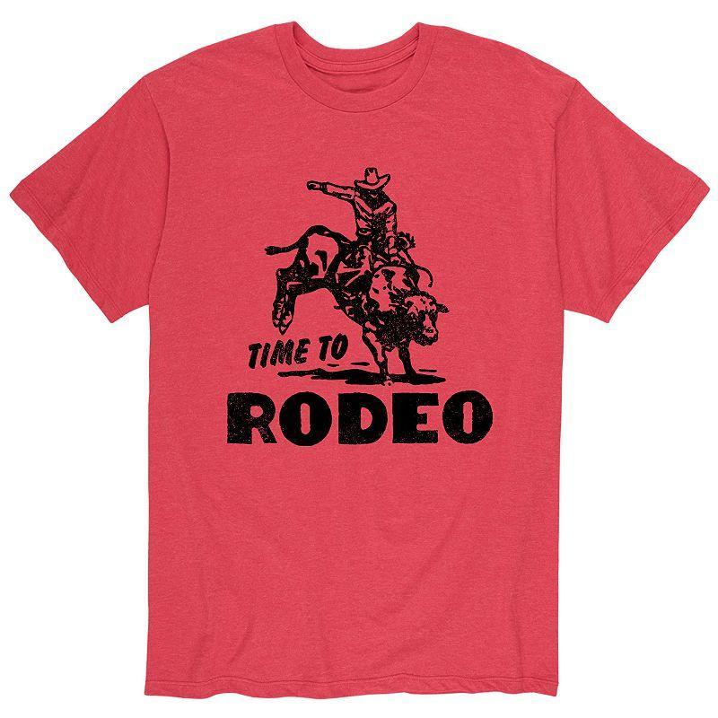 Men's Time To Rodeo Tee, Size: XXL, White Product Image