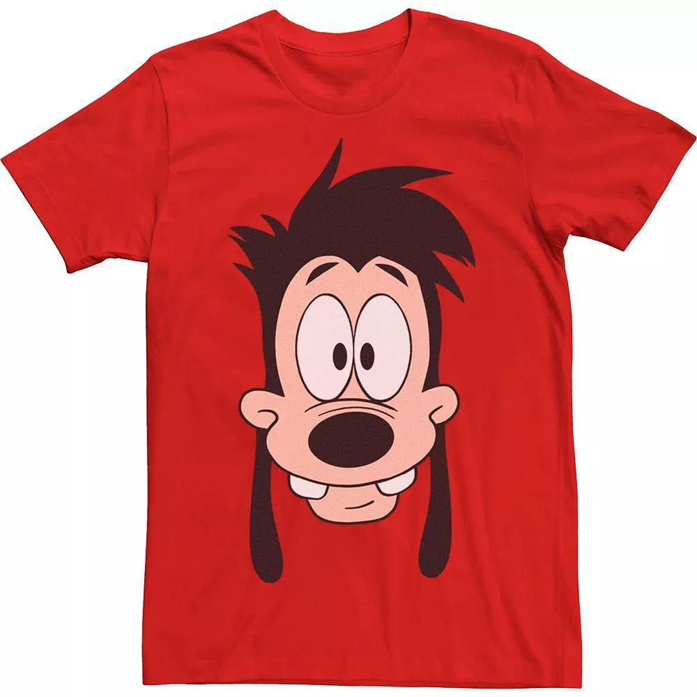 Disney's A Goofy Movie Max Men's Big Face Tee, Size: Large, Red Product Image