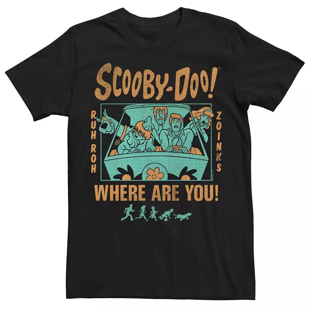 Men's Scooby Doo Where Are You Scared Gang Tee,  Product Image