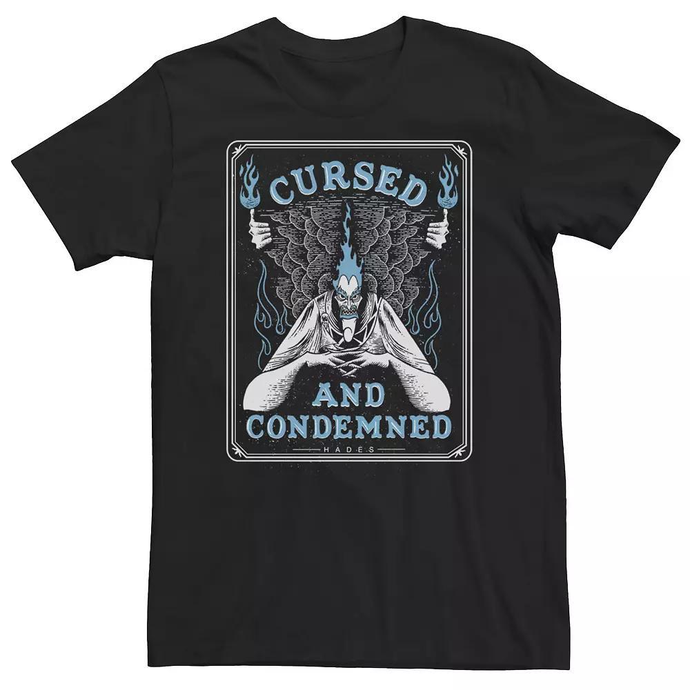 Big & Tall Disney Hercules Hades Cursed And Condemned Poster Tee, Men's,  Product Image