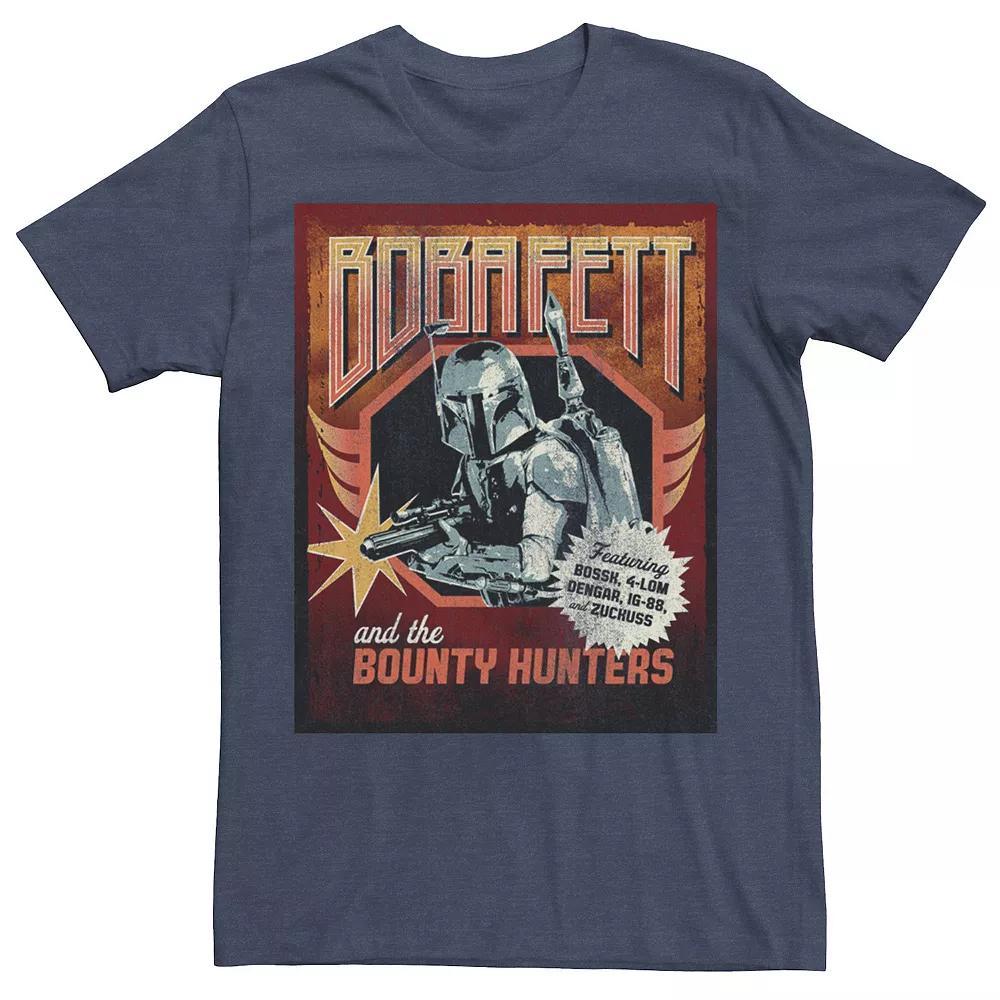 Men's Star Wars Boba Fett And The Bounty Hunters Poster Tee,  Product Image