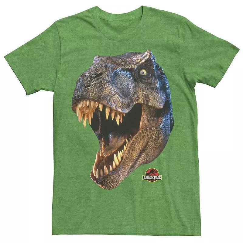 Men's Jurassic Park T-Rex Head Roar Tee, Size: Medium, Blue Product Image