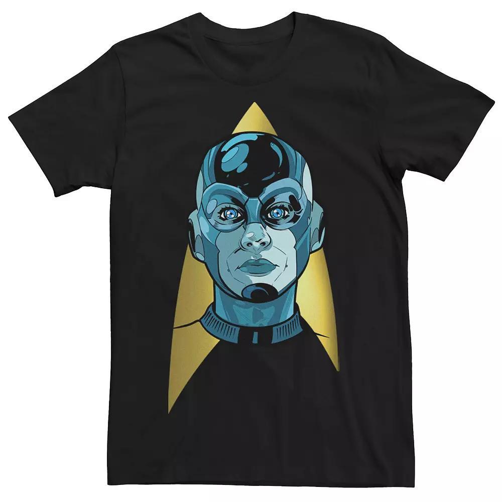 Men's Star Trek Airiam Headshot Tee, Size: 3XL, Black Product Image