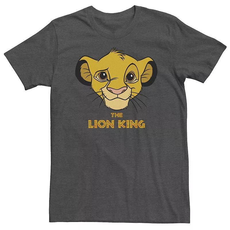 Big & Tall Disney Lion King Young Simba Face Tee, Men's,  Product Image
