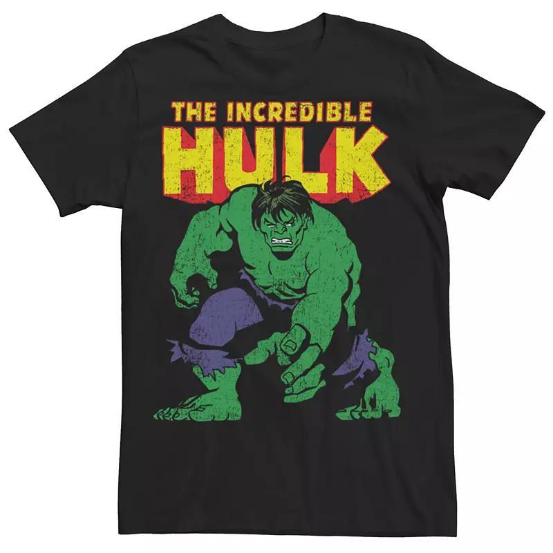 Mens Marvel Comics Retro Big Time The Incredible Hulk Graphic Tee Product Image