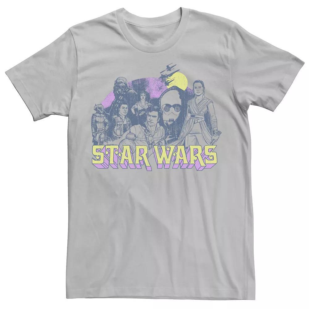 Men's Star Wars The Rise of Skywalker Vintage Collage Tee,  Product Image