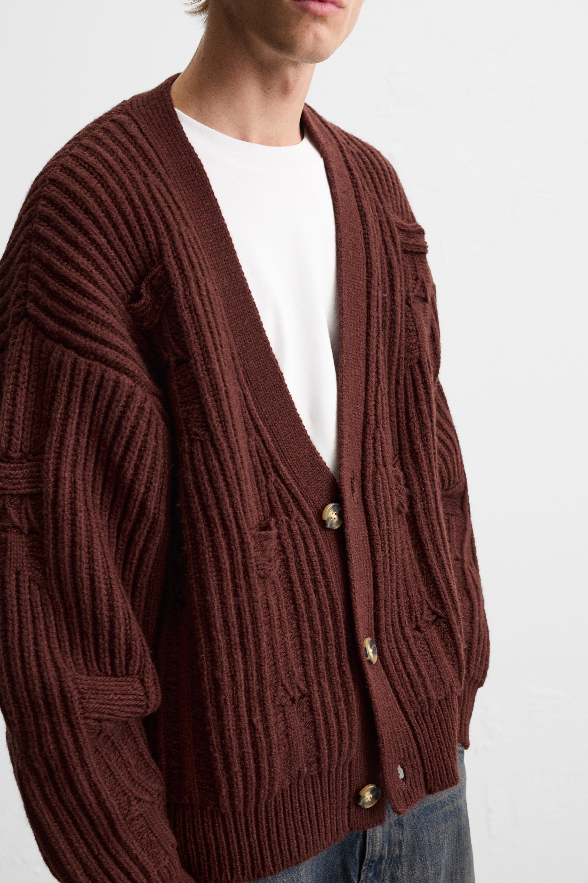 TEXTURED CARDIGAN Product Image