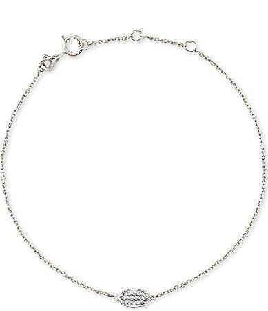 Kendra Scott Millicent 14k Gold Delicate Crystal Line Bracelet Product Image