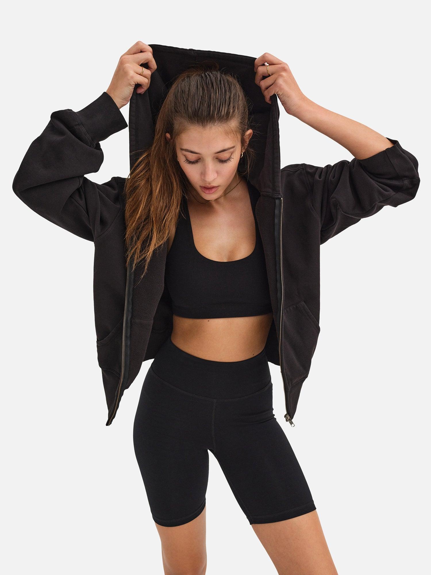 Organic Fleece Zip Hoodie Female Product Image